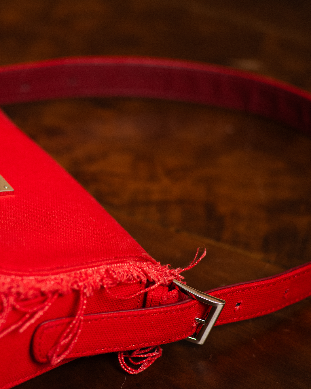 CPT Red Canvas Purse